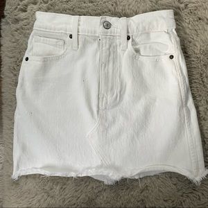 White Denim Abercrombie and Fitch Skirt